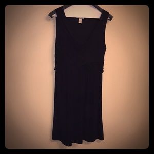 Little black knit dress